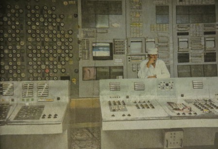Kontrollraum von Tschernobyl heute, 2014